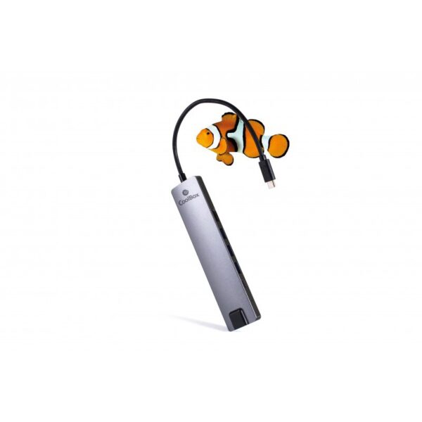 HUB USB Coolbox USB-C HDMI RJ45 USB 9 en 1