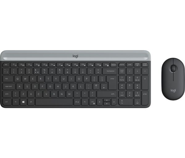 TECLADO LOGITECH INALAMBRICO KIT T+R MK470 SLIM COMBO USB/INAL NEGRO 920-009198