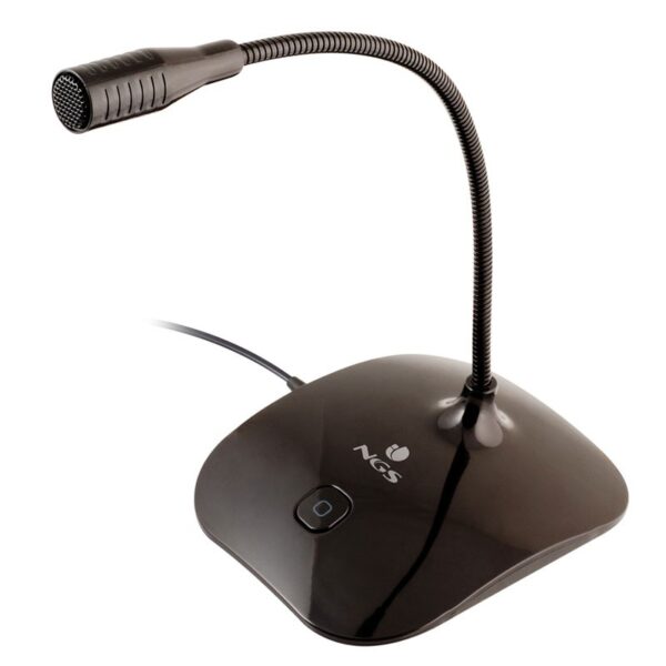 MICROFONO SOBREMESA NGS MS115 BOTON MUTE JACK 3.5MM