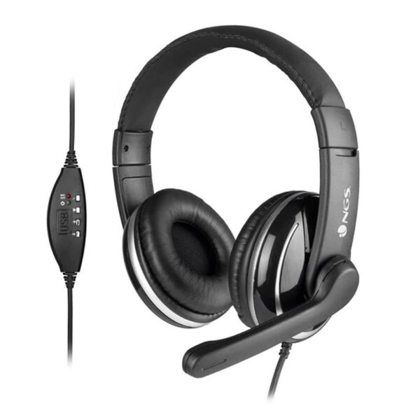 AURICULAR NGS USB HEADSET VOX800 USB CON MICROFONO PC Y PORTATILuc