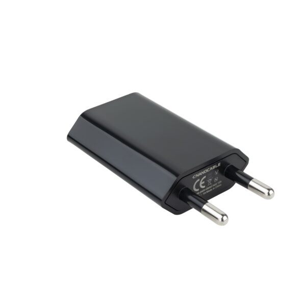 CARGADOR USB NANOCABLE MINI PARED 5V-1A NEGRO 10.10.2002