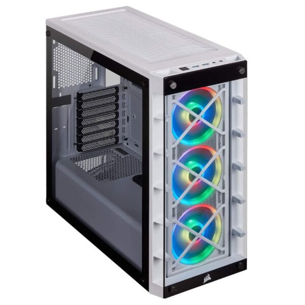 CAJA ATX SEMITORRE CORSAIR iCUE 7000X CRISTAL TEMPLADO BLANCA  eol