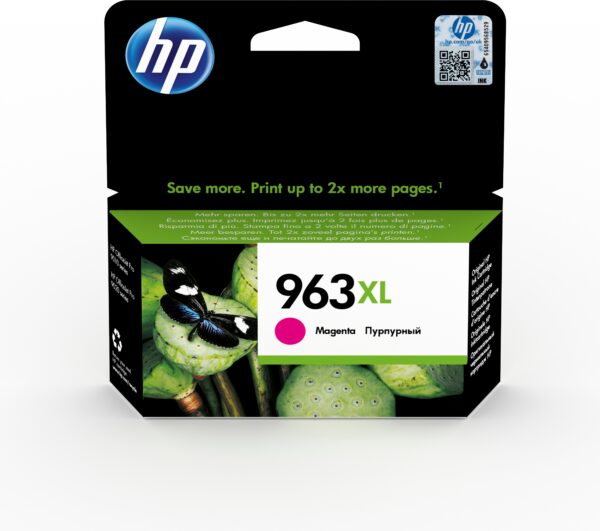 TINTA HP 963XL 9010/9012/9014/9015/9019/9020/9022 ORI MAGENTA 3JA28AE