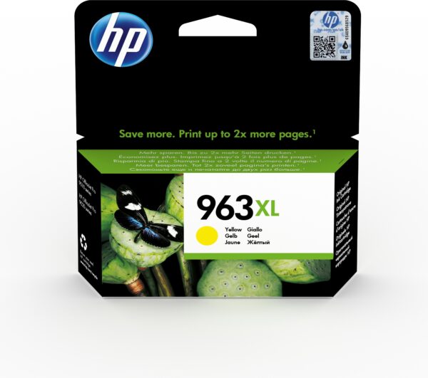TINTA HP 963XL 9010/9012/9014/9015/9019/9020/9022 ORI AMARILLA 3JA29AE