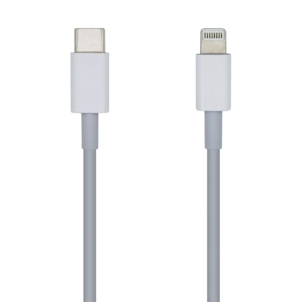 CABLE USB 2.0 USB-CM A LIGHTNING 2A BLANCO 1.0M AISENS A102-0442