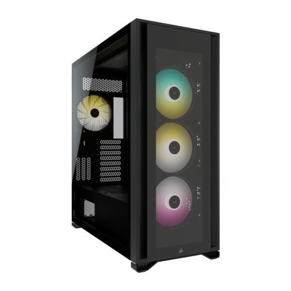 CAJA ATX SEMITORRE CORSAIR iCUE 7000X CRISTAL TEMPLADO NEGRA Eol