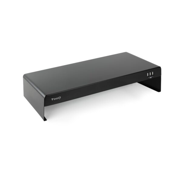 SOPORTE ELEVADOR PARA MONITORES 3xUSB TOOQ TQMR0124 NEGRO