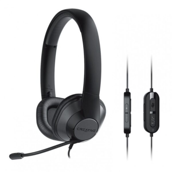 AURICULAR  CREATIVE CHAT MAX HS-720 V2 MICROF MUTE CANCELCION RUIDO PC USB