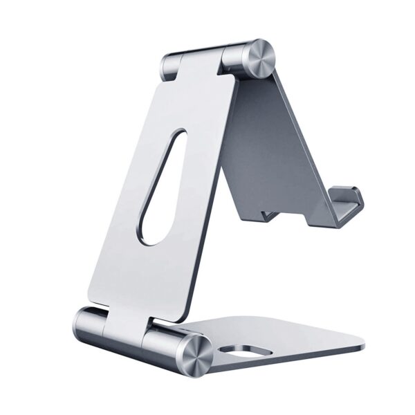 SOPORTE TABLET SMARTPHONE M AJUSTABLE (2 PIVOTES) AISENS PLATA MS2PM-086
