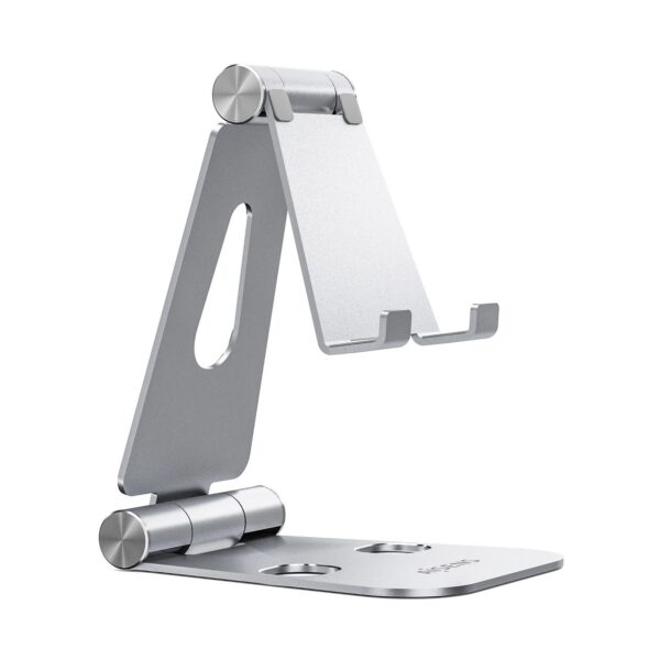SOPORTE TABLET SMARTPHONE XL AJUSTABLE (2 PIVOTES) AISENS PLATA MS2PXL-092