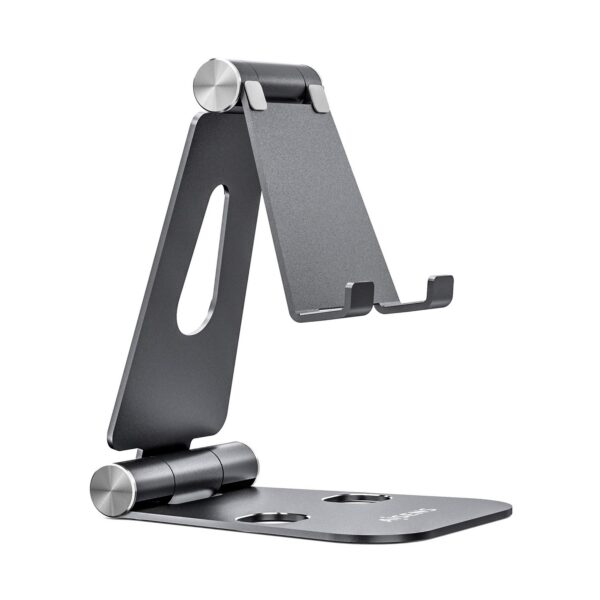 SOPORTE TABLET SMARTPHONE XL AJUSTABLE (2 PIVOTES) AISENS GRIS MS2PXL-094