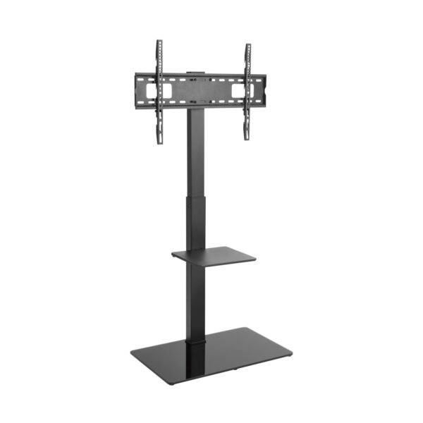SOPORTE TV MONITOR SUELO CON BANDEJA DVD 40 KG 37-70 NEGRO AISENS FT70S-077