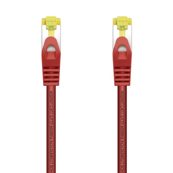 CABLE RED LATIGUILLO RJ45 LSZH CAT.7 SFTP AWG26 ROJO 0.25M AISENS A146-0468