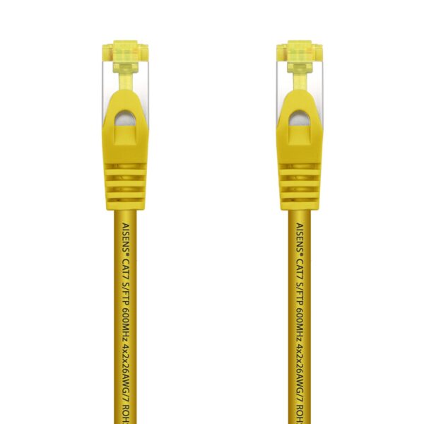 CABLE RED LATIGUILLO RJ45 LSZH CAT.7 SFTP AWG26 AMARILLO 2.0M AISENS A146-0475