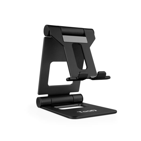 SOPORTE DE MESA TELEFONO/TABLET PLEGABLE SLIM NEGRO TOOQ PH-KEOPS-NOCHE