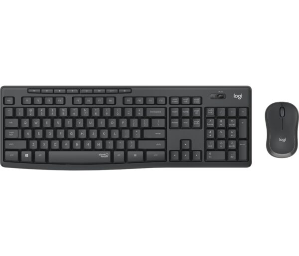 TECLADO LOGITECH INALAMBRICO KIT T+R MK295 SILENT GRAFITO USB/INAL 920-009798