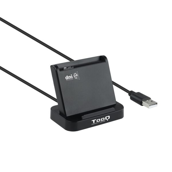 LECTOR TARJETA MEMORIA EXTERNO TOOQ DNIE USB-A NEGRO TQR-220B