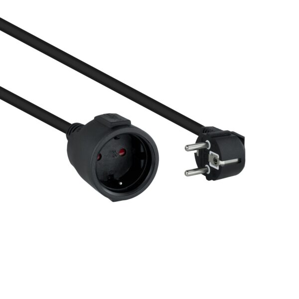 CABLE ALIMENTACION SCHUKO CEE7/7M-CEE7/7H 10M NEGRO NANOCABLE 10.22.0610-BK