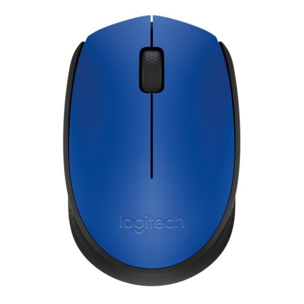 RATON LOGITECH INALAMBRICO M171 USB NEGRO-AZUL 910-004640