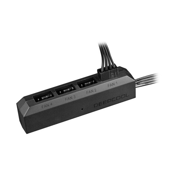 HUB VENTILADORES DEEPCOOL FH-04 HUB 4 PUERTOS NEGRO DP-F04PWM-HUB