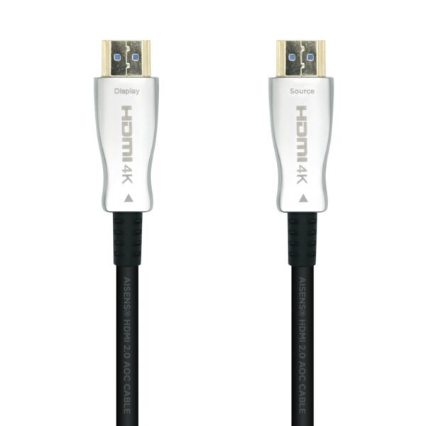 CABLE HDMI V2.0 AOC PREMI ALTA VELOCIDAD 4K60HZ18GBPS AM-AM NEGRO 15M A148-0377