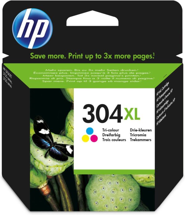 TINTA HP 304XL DJ3720/3730 ORI COLOR N9K07AE
