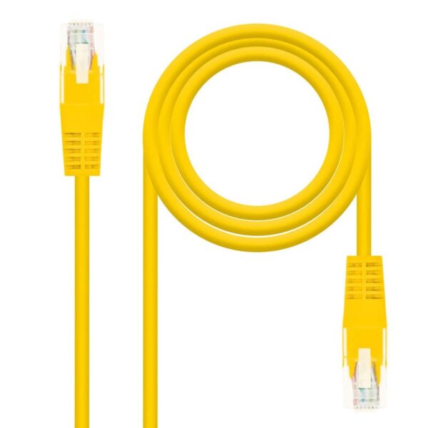 CABLE RED LATIGUILLO RJ45 CAT.6 UTP AWG24 AMARILLO 25 CM 10.20.0400-L25-Y