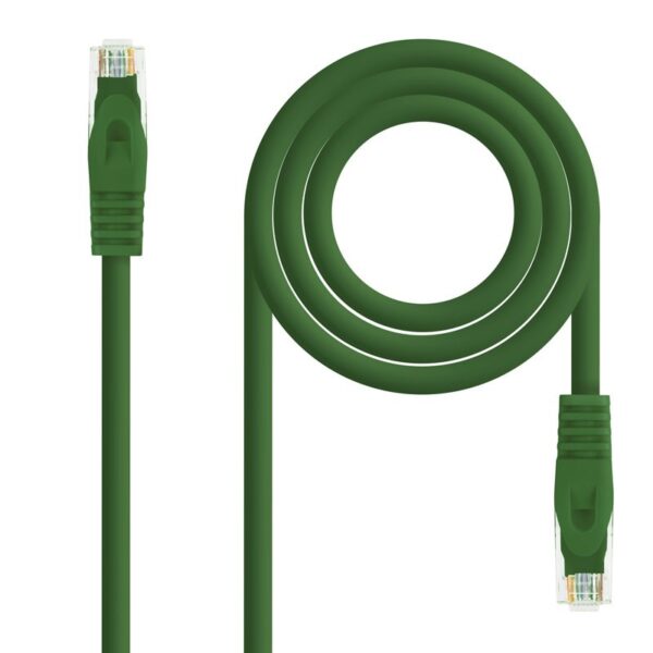 CABLE RED LATIGUILLO RJ45 CAT.6 UTP AWG24 VERDE 30 CM 10.20.0400-L30-GR