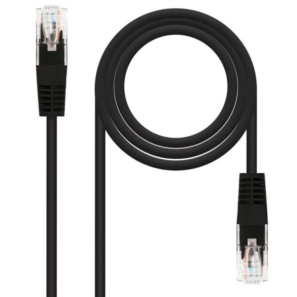 CABLE RED LATIGUILLO RJ45 LSZH CAT.6A UTP AWG24 NEGRO 25 CM 10.20.1800-L25-BK