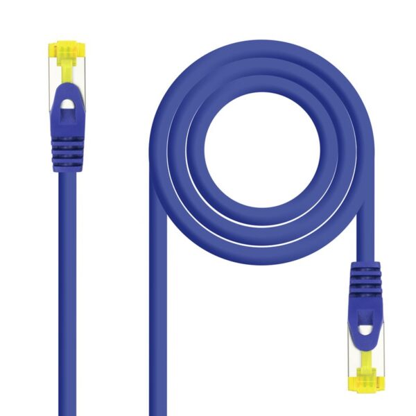 CABLE RED LATIGUILLO RJ45 LSZH CAT.6A SFTP AWG26 AZUL 30CM 10.20.1900-L30-BL