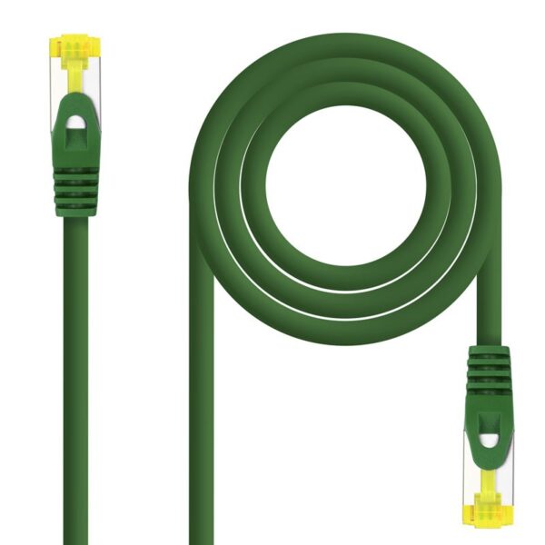 CABLE RED LATIGUILLO RJ45 LSZH CAT.6A SFTP AWG26 VERDE 30CM 10.20.1900-L30-GR