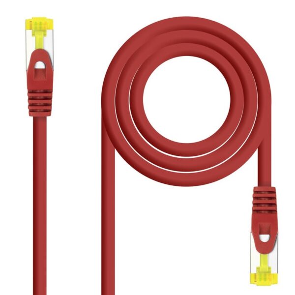 CABLE RED LATIGUILLO RJ45 LSZH CAT.6A SFTP AWG26 ROJO 30 CM 10.20.1900-L30-R