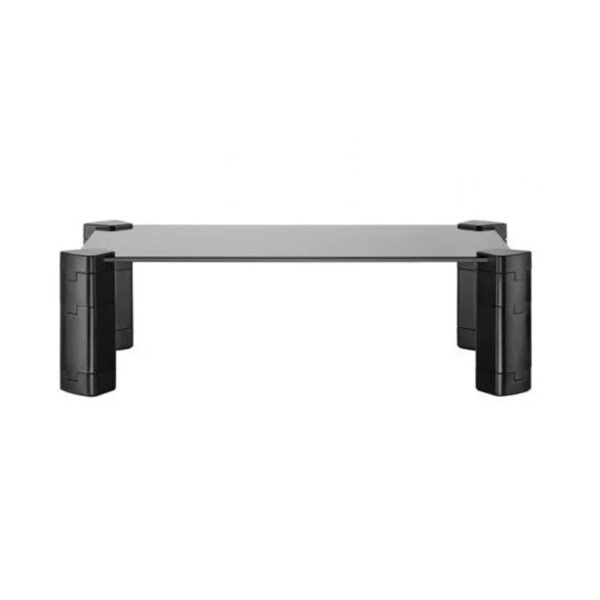 SOPORTE ELEVADOR CRISTAL PARA MONITOR-PORTATIL NEGRO AISENS MR01C-109