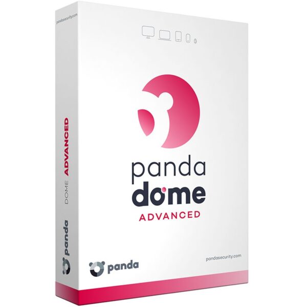 SOFTWARE ANTIVIRUS PANDA  DOME ADVANCED  5  LICENCIAS 1 AÑO CAJA WIN IOS AND