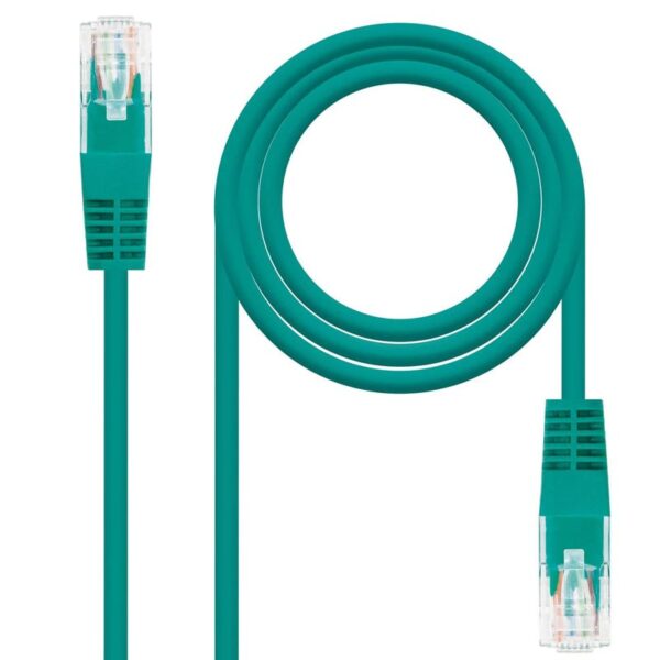 CABLE RED LATIGUILLO RJ45 CAT.6 UTP AWG24 VERDE 25 CM 10.20.0400-L25-GR