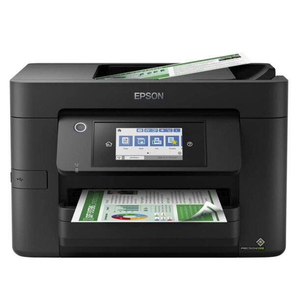 IMPRESORA EPSON MULTIFUNCION WF-4820DWF WIFI FAX DUPLEX NEGRA C11CJ06403(405)