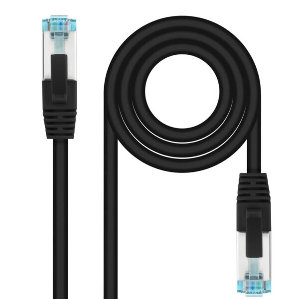 CABLE RED LATIGUILLO CAT.7 LSZH SFTP PIMF AWG26 NEGRO 1 M 10.20.1701-BK