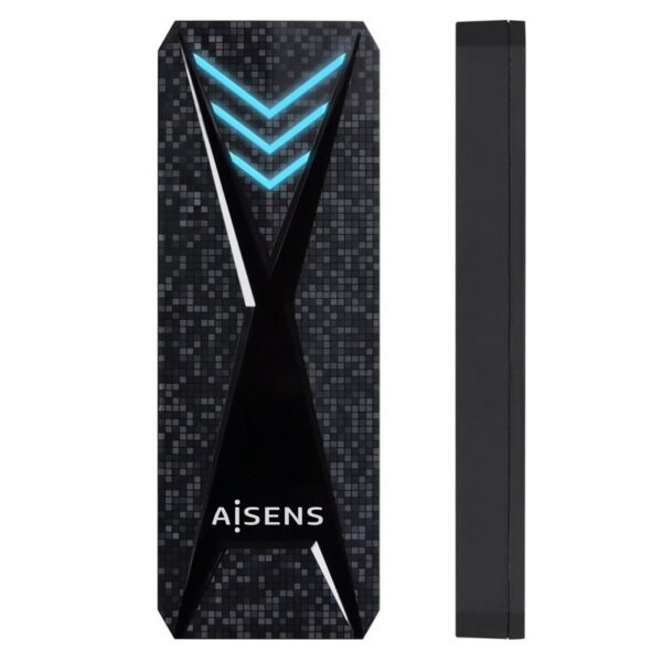CAJA EXTERNA M.2 (NGFF) GAMING NVMe A USB3.2 GEN2 NEGRA AISENS ASM2-RGB013B