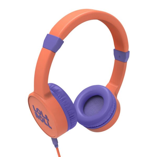 AURICULAR ENERGY HEADPHONES LOLROLL POP KIDS 85dB ORANGE 451869