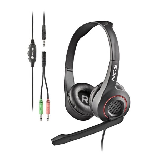 AURICULAR NGS CON MICROFONO MSX10PRO NEGRO CVOLUMEN