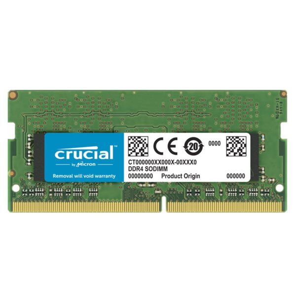 MEMORIA SODIMM DDR4 32GB PC4-25600 3200MHZ CRUCIAL CL22 1.2V CT32G4SFD832A
