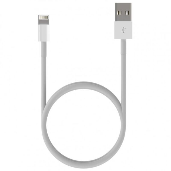 CABLE LIGHTNING A USB 2.0 LIGHTNING-M-USB A-M BLANCO 0.5M AISENS A102-0542