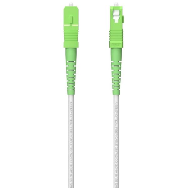 CABLE FIBRA OPTICA G657A2 3.09-125 SMF SX DCA LSZH SC-APC 100M AISENS A152-0617
