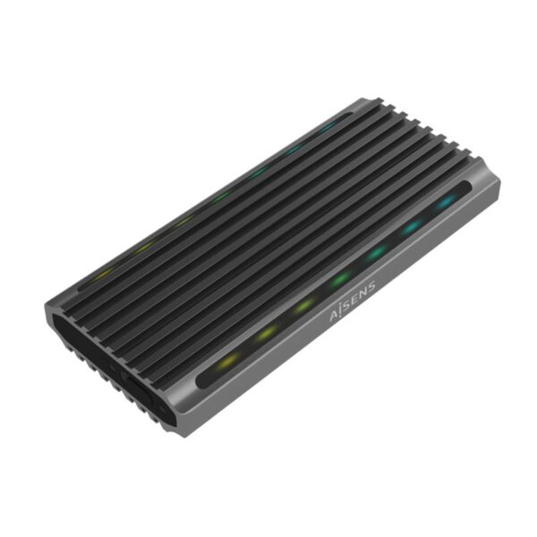 CAJA EXTERNA M.2 ASM2-RGB011GR SATA-NVME USB3.1 GEN2 GRIS AISENS ASM2-RGB011GR