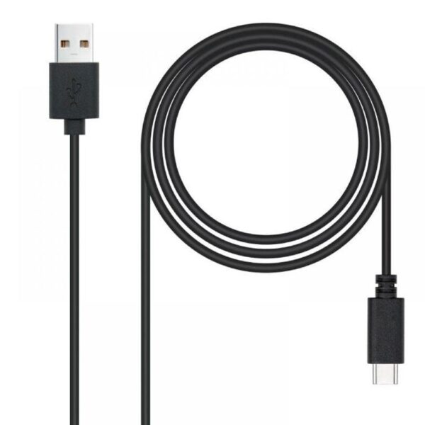 CABLE USB 2.0 3A TIPO USB-C/M-A/M NEGRO 3.0 M NANOCABLE 10.01.2103