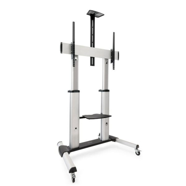 SOPORTE DE SUELO CON RUEDA TV 60-100  ALUMINIO TOOQ FS20300M-B