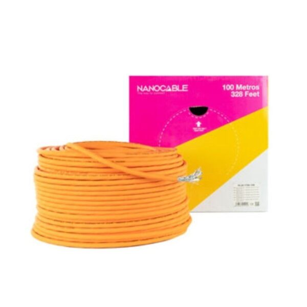 CABLE RED LSZH CAT.7 600MHZ SFTP PIMF AWG23 100 M NANOCABLE 10.20.1700-100