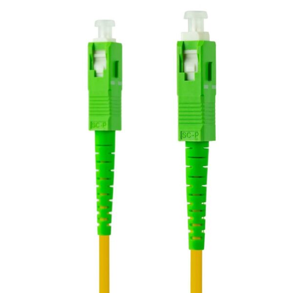CABLE FIBRA OPTICA SC/APC-SC/APC MONOMODO LSZH AMARIL.15M NANOCABLE 10.20.0015