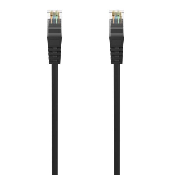 CABLE RED LATIGUI. RJ45 LSZH CAT.6A 500 MHZ UTP AWG24 NEGRO 1.0M AISEN A145-0587