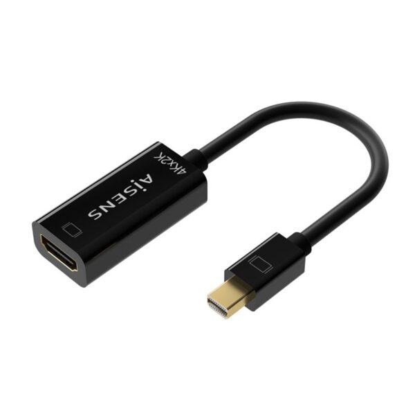 CONVERSOR MINI DP V1.2 A HDMI V1.4 4K MDPM-HDMI AH NEGRO 15CM AISENS A125-0643